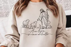 Tu Amor Vino Por Mi Christian PNG, Spanish Good Shepherd Fai Product Image 1