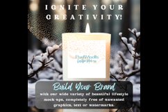 BELLA CANVAS 3001 T-SHIRT LIFESTYLE MOCKUP, LAVENDER DUST Product Image 3