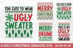 Ugly Christmas Sweater SVG Product Image 1