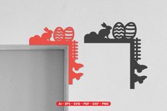 Easter Door Corner - Easter Decoration Lasercut Product Image 1