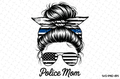Police Mom svg | America Svg | Svg Cut Files Product Image 1
