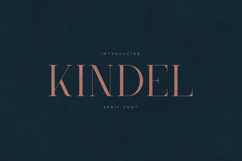 Kindel Elegant Modern Serif Display Font Product Image 1