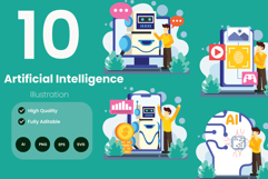 Artificial Intelligence Illustration Pack Product Image 1