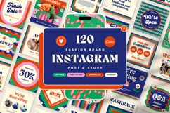 120 Fashion Brand Instagram Template Product Image 1