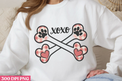 Xoxo PNG, Valentine Dog Sublimation PNG Product Image 1