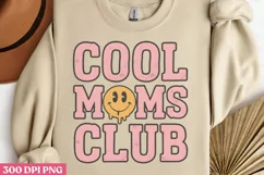 Over stimulated moms club PNG,Retro Mama Sublimation Product Image 2