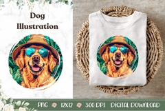 Labrador Retriever Dog Illustration, Labrador Dog PNG Product Image 1