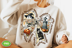 Spooky Season PNG, Halloween Brushstroke Sublimation PNG Product Image 1