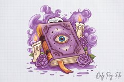 Pastel Pink Halloween Sublimation PNG Product Image 1