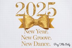 Retro New Year 2025 Sublimation Bundle PNG Product Image 2