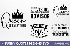 Funny Quotes Designs SVG Product Image 1