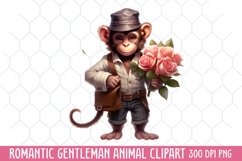 Romantic Gentleman Animal Sublimation Product Image 2
