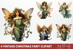 Vintage Christmas Cinema Clipart PNG Product Image 1