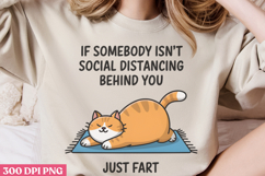 If Somebody Isn&#039;t Social PNG, Funny Animal Jokes sublimatio Product Image 2