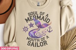 Soul of a mermaid mouth of a sailor PNG ,Mermaid Sublima Product Image 2