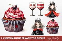 Christmas Hand Drawn Style Clipart Sublimation Product Image 1