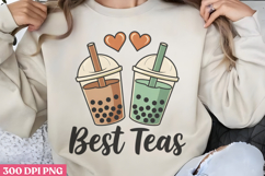 Best Teas PNG, Boba Sublimation PNG Product Image 1