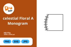 Celestial Floral Frame Product Image 1
