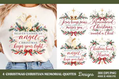 4 Christian Christmas Quote PNG Designs, 4 Christmas Faith Q Product Image 1