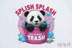 Funny Animals Quotes Sublimation, Splish splash your opinion Product Image 1