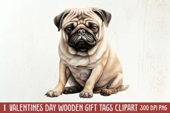 Valentine Pet Dogs Clipart, Valentine Pets Clipart Product Image 1