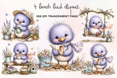 Beach Bird Clipart PNG Product Image 1