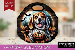 Beagle Dog Lunch Bag Halloween Lunch Bug PNG Sublimation Product Image 1