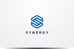 Synergy - Letter S Hexagon Logo Template Product Image 1