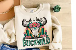Just a little Buckwild Svg | Svg File for Cricut | Shirt Svg Product Image 1