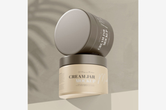 Plastic Cream Jar - PSD Mockup Product Image 1