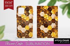 Bee Phone Case PNG - Honey Bee Case PNG Sublimation Product Image 1