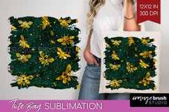 Bee Tote Bag - Honey Bee Tote Bag PNG Sublimation Product Image 1