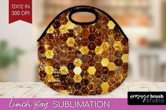 Bee Lunch Bag - Honey Bee Lunch Bug PNG Sublimation Product Image 1