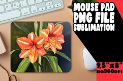 Oil Flower Round Design Sublimation PNG Product Image 1