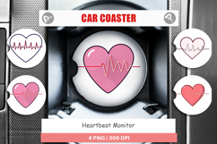 Car Coaster Heart Monitor Product Image 1