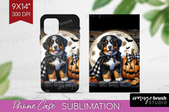 Bernese Mountain Dog Phone Case PNG Halloween Case PNG Product Image 1