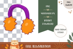 Hand Drawn Fall Illustration, Cartoon Autumn Illustrations Product Image 1