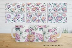 Mug sublimation design with Floral Pattern Product Image 2