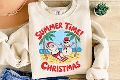 Summer Time Christmas Svg | Christmas Svg | Shirt Svg Product Image 2