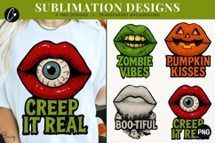 Monster Lips Halloween PNG Product Image 1