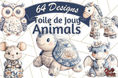 Blue Floral Stuffed Animal Clipart PNG, Cute Stuffed Animals Product Image 1