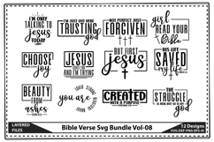 Bible Verse Svg Bundle, Love Like Jesus Svg, Bible Verse Svg Product Image 1