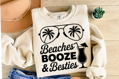 Beaches Booze &amp; Besties svg | Summer Svg | Shirt Svg Product Image 2