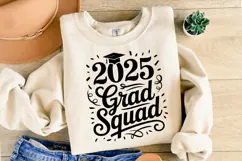 2025 Grad Squad svg | Graduation Svg | Shirt Svg Product Image 1