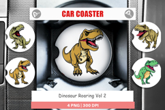 Car Coaster Roaring Dinosaur Product Image 1