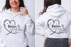 If My Mouth Doesn&#039;t Say It My Face Definitely Will svg desig Product Image 1