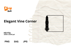 Elegant Vine Corner Product Image 1