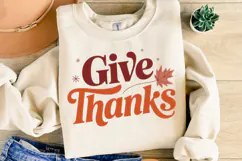 Give Thanks Svg | Thanksgiving Svg | Shirt Svg Product Image 2