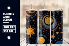 Sky Doodle Tumbler Wrap Design Product Image 1