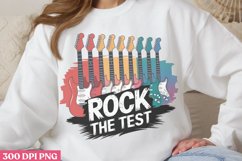 Rock the test PNG, Teachers Testing Day PNG Product Image 2